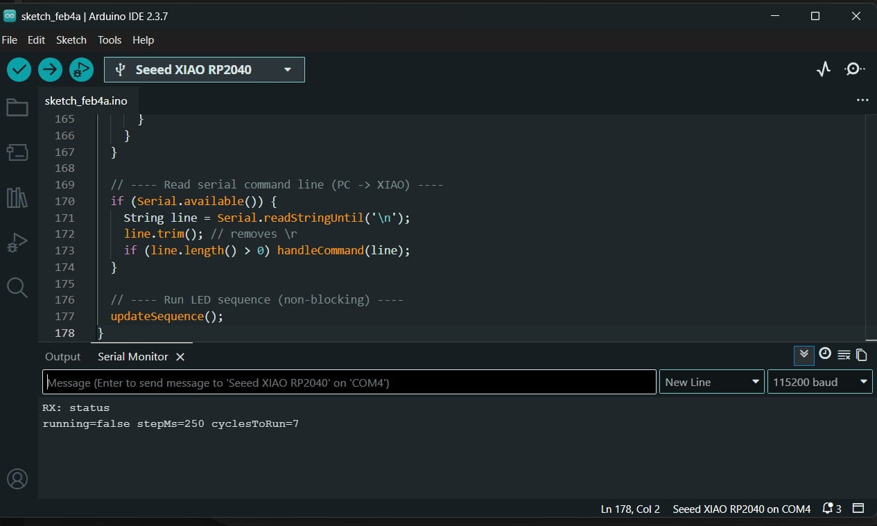 Serial Monitor working on COM port